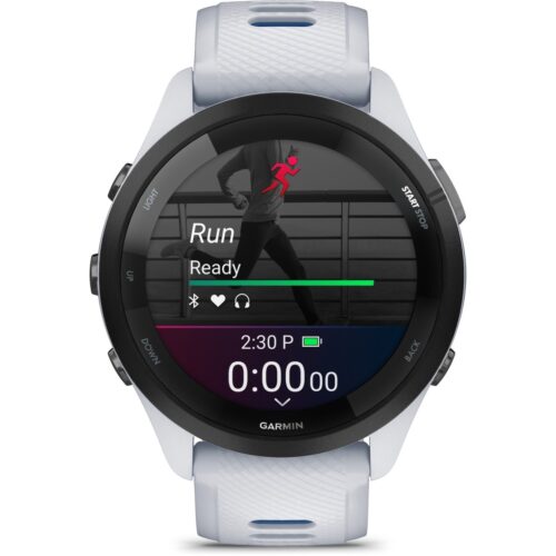 Garmin Forerunner 265 GPS Laufuhr - weiß/dunkelblau