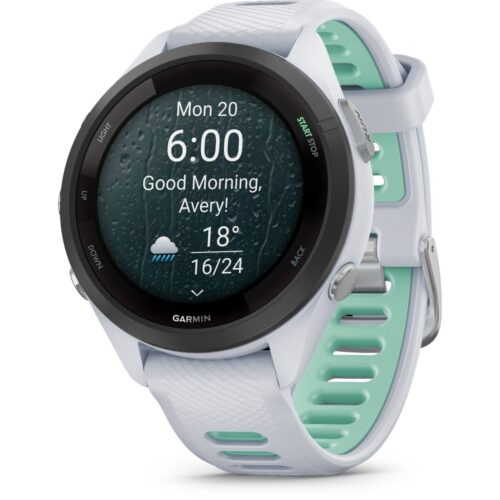 Garmin Forerunner 265S GPS Laufuhr - steinweiß/mintgrün