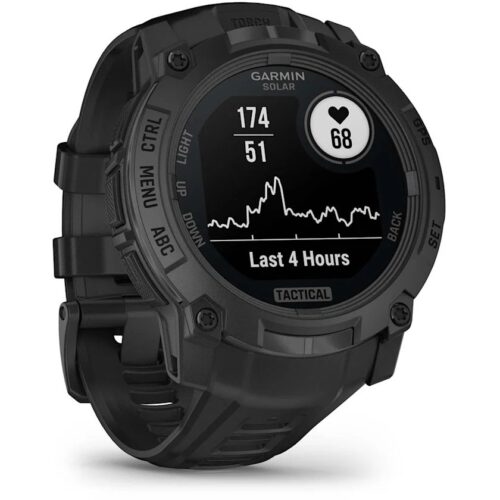 Garmin Instinct 3 Solar Tactical GPS Smartwatch - 50mm - schwarz